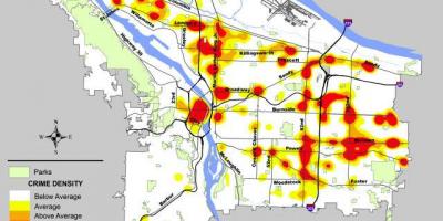 Portland nusikaltimų žemėlapis
